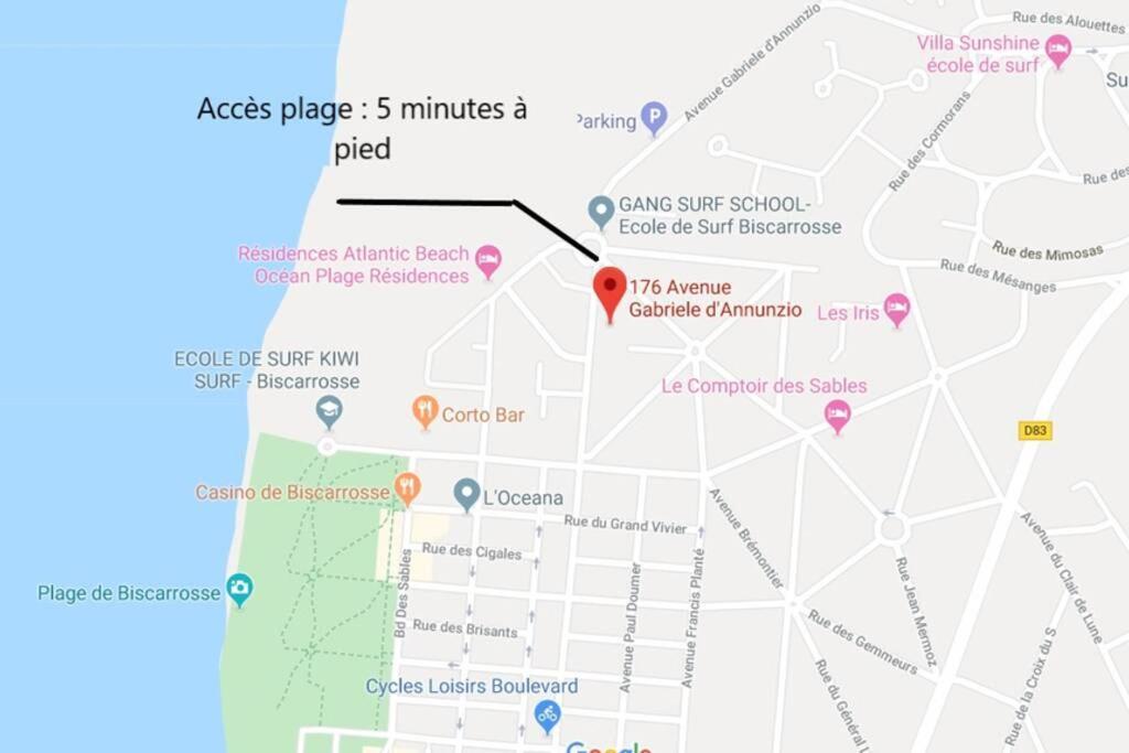 Maison 4 A 5 Personnes Au Pied Des Plages Бискарос Екстериор снимка